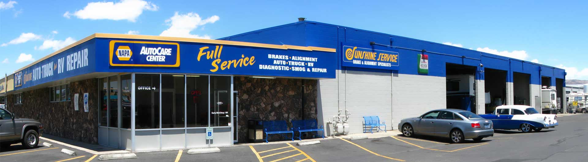 Sunshine Service Front | Sunshine Service Brake & Alignment